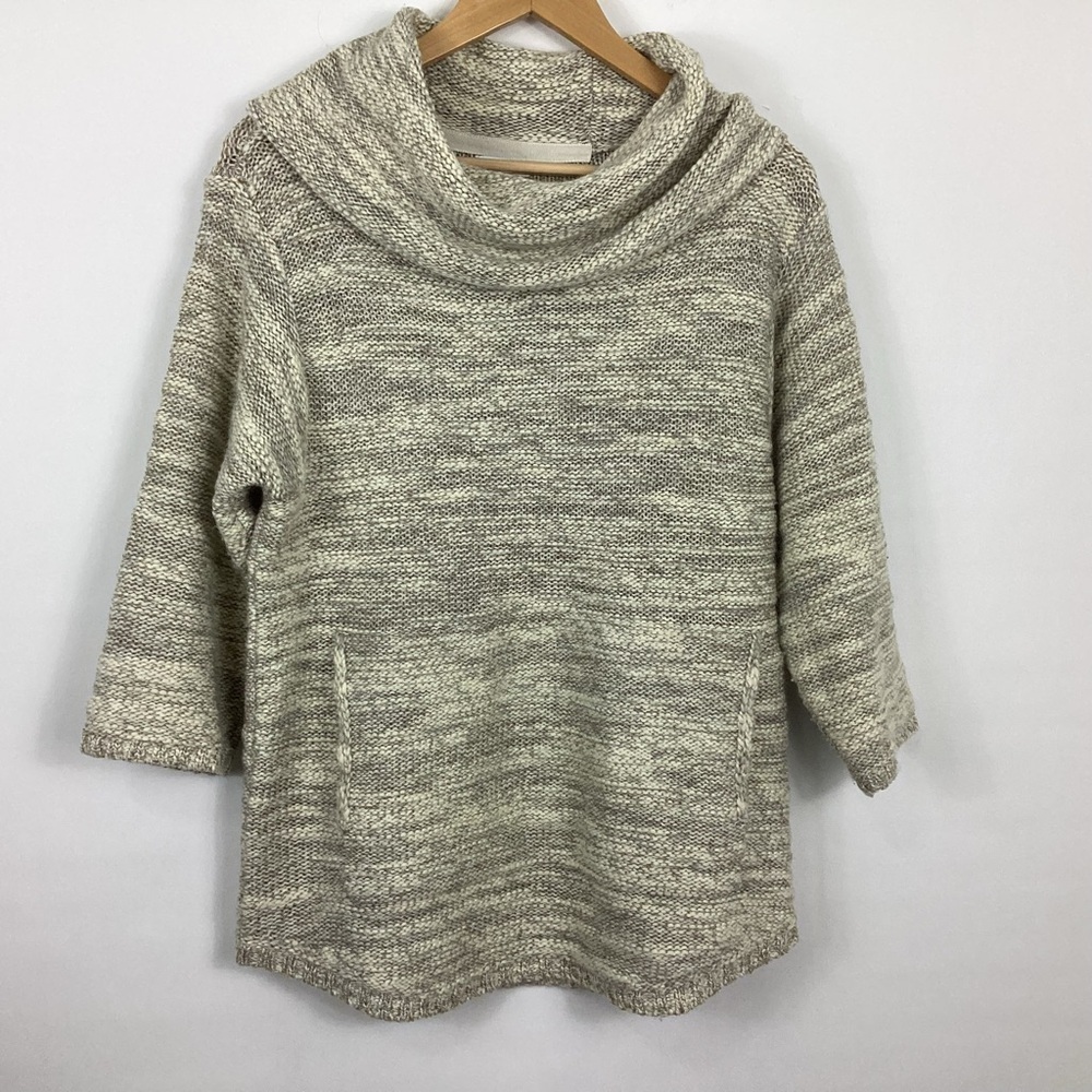 Pure Jill Wool Blend Cowl Neck Marled Sweater Size XS
